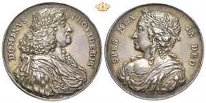 Frederik III og Sofie Amalie (circa 1660)